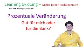 Prozentuale Veränderung am praktischen Beispiel  Mathe praktisch  Prozentrechnung  Mathe Klasse 7 [upl. by Patterson]