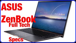 ASUS ZenBook S UX393 11th Gen Intel Tech Specs [upl. by Bocoj]