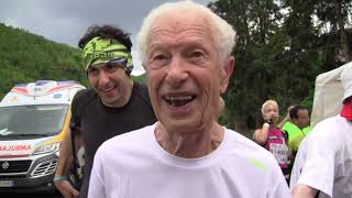 Walter Fagnani 95 anni 46 volte la 100 km del PASSATORE video Maurizio Callegati [upl. by Llatsyrc743]