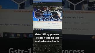 GSTR1 FILING DETAIL gst income tax short india youtubeshorts bharat [upl. by Alleahcim]