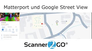 Matterport Tour auf Google Street View  Scanner2GO [upl. by Ribble]