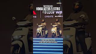 🤩 Here they come Honda’s first electric scooters for India are the Activa e and QC1 [upl. by Aihtiekal384]