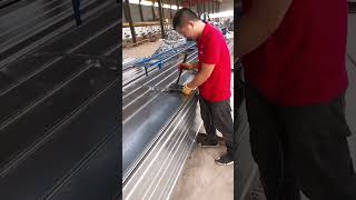 Galvanized C Shape Steel Channel Roof Purlins Shed Purlins  Structural Steel Components Factory [upl. by Leede672]