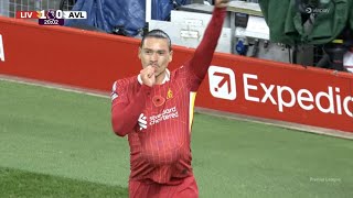 Darwin Núñez Amazing GoalLiverpool vs Aston Villa 20 All Goals and Extended Highlights [upl. by Ahsetel]