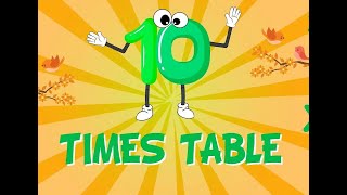 learn 10s table with song [upl. by O'Conner]