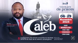 Spécial mois de novembre 2024  Thème Caleb  Pasteur Moise Mbiye La réserve de l’Eternel [upl. by Alenairam]