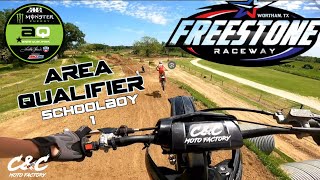 Freestone 2024 LL Area Qualifier Schoolboy 1 Moto 2 [upl. by Riha]