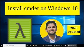 Install cmder on Windows 10 [upl. by Revlis601]