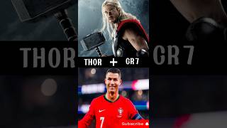 Cr7 and THOR🔥❤️ football ronaldo fyp edit cr7 soccer funk shorts [upl. by Yerak573]