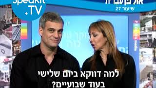 HEBREW  Ulpan Ivrit Lesson 27  אולפן עברית  Speakittv 344027 [upl. by Karia]