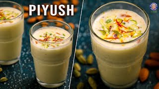 Refreshing Piyush Drink Recipe  Instant Summer Cooling Sweet Drink  Using Butter Milk amp Shrikand [upl. by Ardnaik]