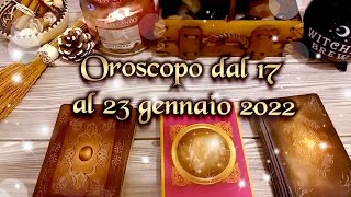 Oroscopo e Tarocchi dal 17 al 23 gennaio 2022 Tarocchi Oroscopo tarocchisettimanali [upl. by Ymer]