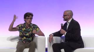 Joey Bragg talks about his audition for Disneys quotLiv and Maddiequot at Premiere Event Orlando [upl. by Nitas504]