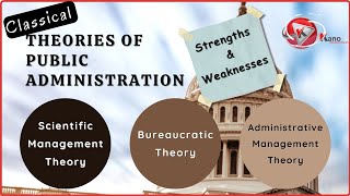 3 Classical Theories of Public Administration  Scientific Management  Bureaucratic Administrative [upl. by Esirtal462]