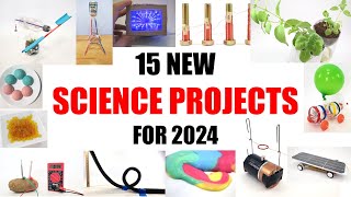 15 New Science Project Ideas for 2024 [upl. by Mathilde933]