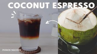 Easy Fresh Coconut Espresso at Home with Moka Pot [upl. by Turino356]