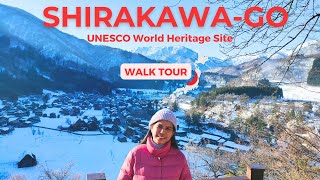 Shirakawago was registered as a UNESCO World Heritage Site in 1995 [upl. by Sybille]