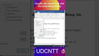 Chuyển Font chữ nhanh trong Word để in Giấy khen với Font chữ đẹp shortstuhocudcntt [upl. by Haze]