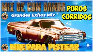 🎉🎉Mix De Con Banda Viejitos Famosos  Puros Corridos Con Banda Mix  Mix Pa Pistear 2024🎉🎉🎉14241111 [upl. by Ellehcsar]