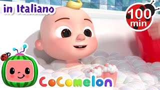 La canzone del bagnetto  CoComelon  Moonbug Kids  Cartoni Animati [upl. by Hudis497]