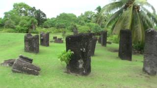 Palau Babeldaob Babelthouab island tour Stone Monolith amp North Cottage Beach [upl. by Baryram]