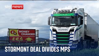 Northern Ireland Stormont powersharing deal divides MPs [upl. by Yehudit]