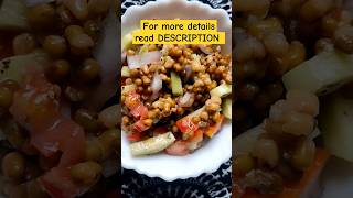 Healthy Meal Ideas Episode9 Green moong Salad healthyfood healthymealideas [upl. by Auhs]