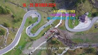 mit VollGas in den Herbst Dolomiten  4 x HP 3 x geführte Tour 3 x Mittagessen 726 € pro Person [upl. by Elohcan659]