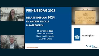 Webinar Prinsjesdag  Belastingplan 2024 [upl. by Nosyd]