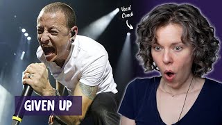 Reaction to quotGiven Upquot by Linkin Park Firsttime Listen and Vocal Analysis [upl. by Cleve]