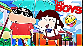 Shinchan funny moments in hindi 🗿😂💯 trending ￼ [upl. by Jade909]