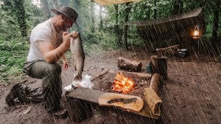 The Worst Storm I Have Ever Camped In  Heavy Rain Camping [upl. by Mitchiner]