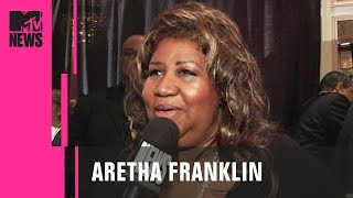 Aretha Franklin on Her Early Start as a Singer 2007  MTV News [upl. by Arenat]