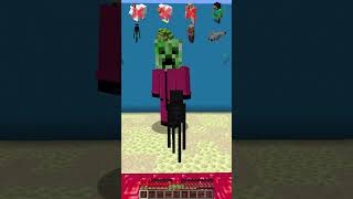 Squid Game vs Different Mobs meme shorts minecraft [upl. by Edras]