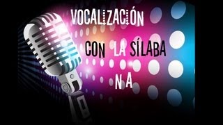 Ejercicio de vocalización 4 mujer  silaba na FACIL [upl. by Sihonn88]