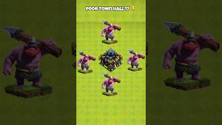 Poor Town Hall 17  😂 clashofclans coc gaming shortsviral [upl. by Grantley285]