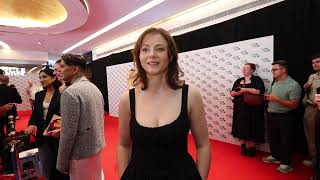 Thomasin McKenzie talks new film with Bill Nighy  INTO Film Awards [upl. by Atnoek]