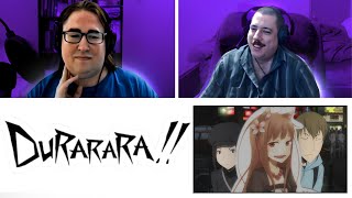 SFR Durarara S1E1 quotFirst Wordsquot REACTION [upl. by Calley]