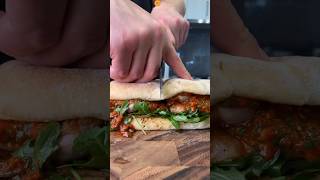 Crispy chicken sandwich 🥖🥖 cooking asmr [upl. by Aratahs]