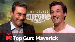 Top Gun Maverick Cast On NSFW Call Signs Flying Lessons amp Emotional Scenes  MTV Movies [upl. by Ignacio668]