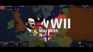 Age of History II  WWII Nazi Germany War with Norway [upl. by Purpura507]