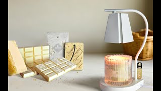 How to use HYSSES Halo Candle Warmer amp Beeswax Slab [upl. by Clement]