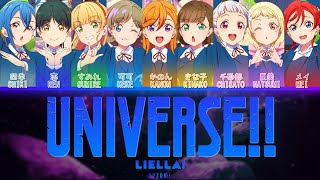 FULL UNIVERSE — Liella — Lyrics KANROMENGESP [upl. by Enoch414]