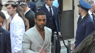 Lucien Laviscount Emily in Paris  Vogue World fashion show in Paris  23062024 [upl. by Arihppas]