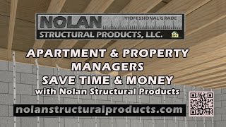 Nolan Structural Products Pro Quality DIY for Property Owners Managers and Maintenance Workers [upl. by Trevor]