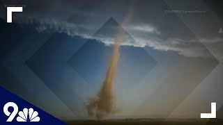 WATCH Landspout tornado touches down outside of Greeley [upl. by Giacinta187]