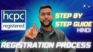 HCPC Registration Process Online Form Step by step Guide  Registration for radiographers online [upl. by Aetnahc]