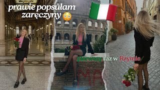 vlog ZARĘCZYLIŚMY SIĘ W RZYMIE 🇮🇹🤍💍 [upl. by Honorine]