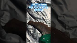 TROUT DINNER fishing catchandcook [upl. by Nileuqcaj508]