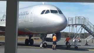 Jetstar A320 at the SunshineCoast Airport [upl. by Sabina]